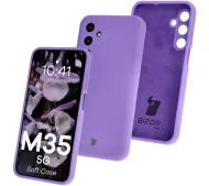 Bizon Soft Case do Samsung Galaxy M35 5G Fioletowy