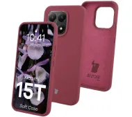 Bizon Soft Case do Xiaomi 15T Ciemnofioletowy