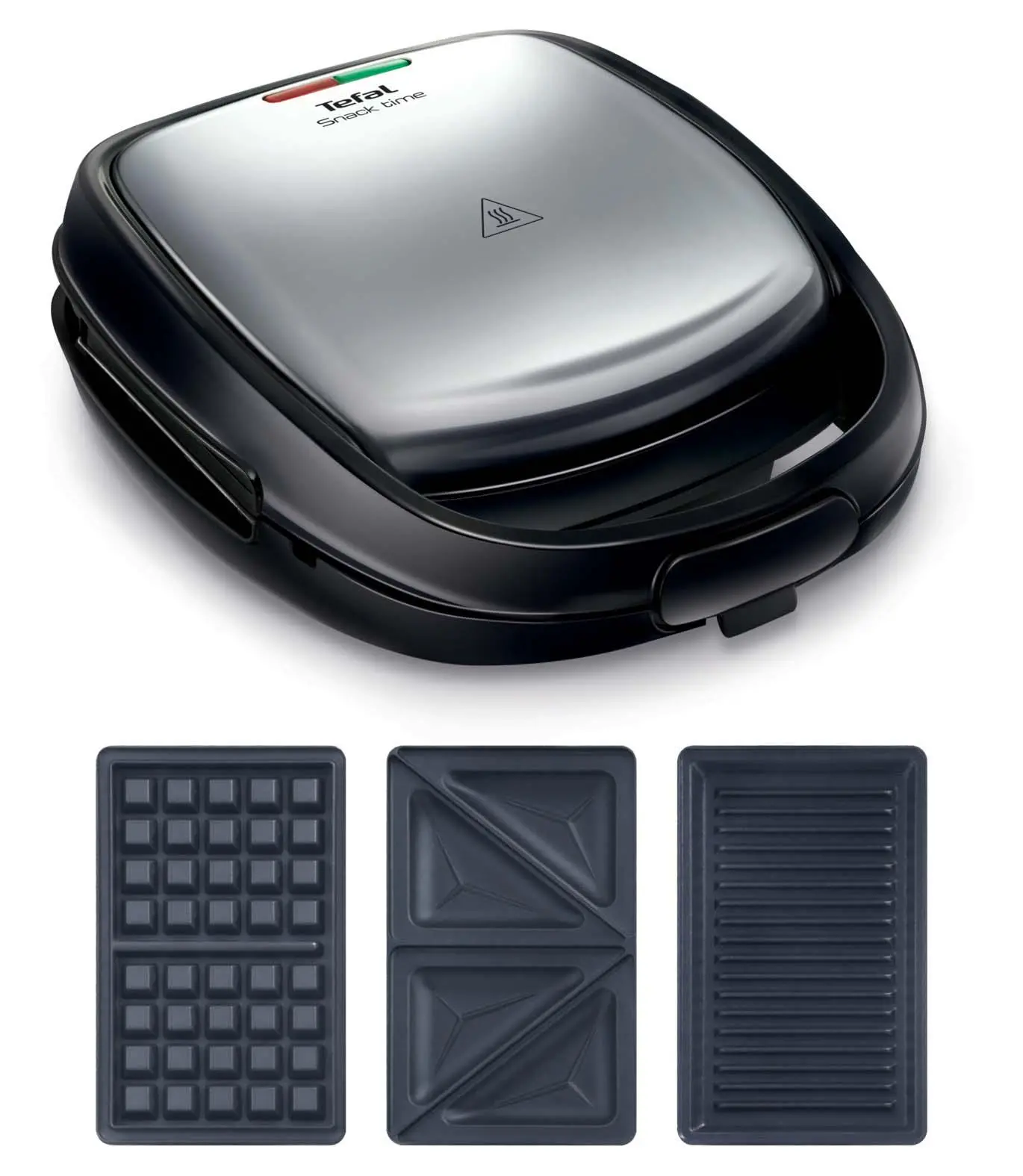 Tefal Snack Time 3w1 SW342D38 Trójkąty Gofry Panini 700W