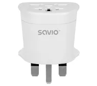 Savio AP-05 gniazdo globalne – wtyk UK
