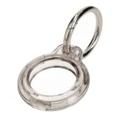 Bizon z kółkiem do kluczy Case Locator Keychain do AirTag Przezroczysto-czarny