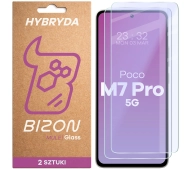 Bizon elastyczne Glass Mule Duo do Xiaomi Poco M7 Pro 5G 2 sztuki