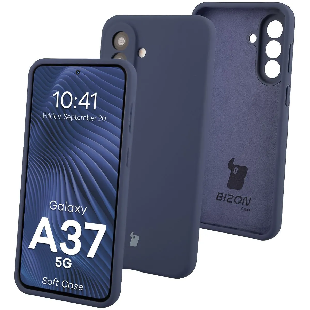 Bizon Soft do Galaxy A37 5G Granatowy