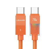 USAMS U93 USB-C do USB-C 240W 1,2m Pomarańczowy