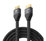 Wozinsky WHDMI-50 HDMI 2.1 8K 60Hz, 4K 120Hz 5m Srebrny