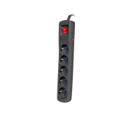 Armac R5 5 gniazd 3m Czarny