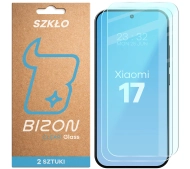 Bizon na ekran Glass Clear Duo do Xiaomi 17 2 sztuki