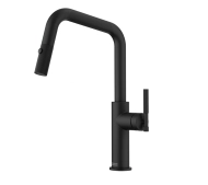 Franke Maris Stripes U pull-out Czarny mat Mosiądz