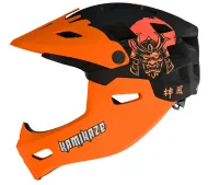 Kamikaze RONIN Helmet Orange SAMURAI L Czarno-pomarańczowy