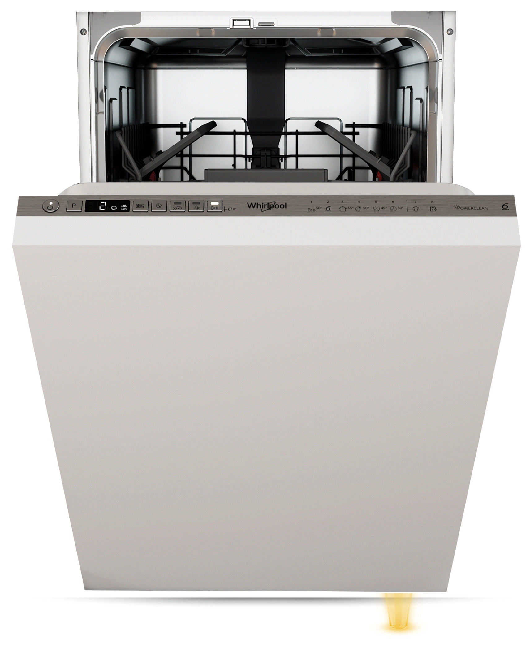 Whirlpool WSIO 3T125 6PE X 44,8cm Automatyczne otwieranie drzwi