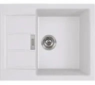 Franke Sirius 2.0 S2D 611-62 - biały polarny - tectonite - wpuszczany w blat - ociekacz