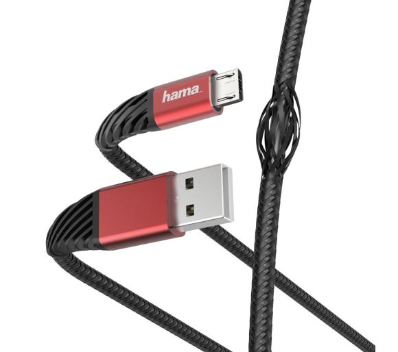 kabel USB Hama EXTREME microUSB 1,5m (czarny)