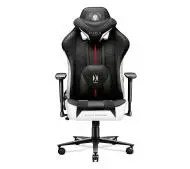 Diablo Chairs X-Player 2.0 King Size Gamingowy do 160kg Skóra ECO Tkanina Czarno-biały