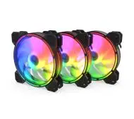 Krux Lunar ARGB Kit 120mm 3szt. Czarny