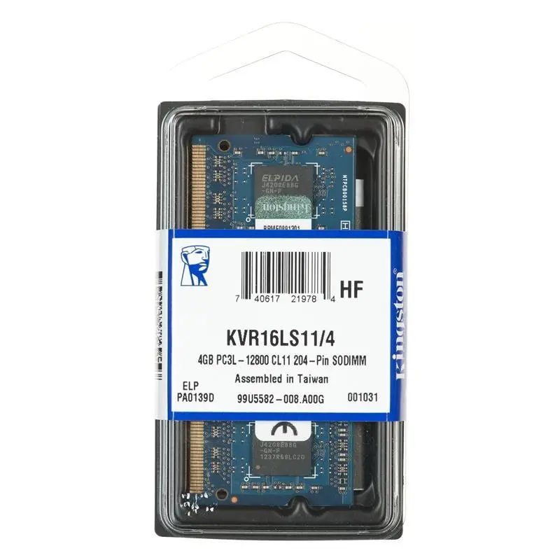 Kingston DDR3L 4GB 1600 CL11 SODIMM miniaturka