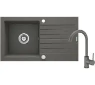 Deante Zorba ZQZVT113 Antracyt metaliczny + bateria Antracyt metaliczny-Zdjęcie-0