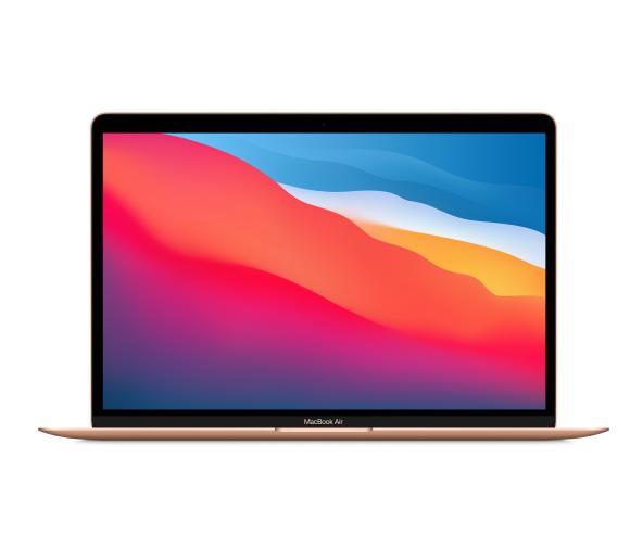 laptop Apple MacBook Air M1 13,3" M1 - 8GB RAM - 256GB Dysk - macOS (złoty) US