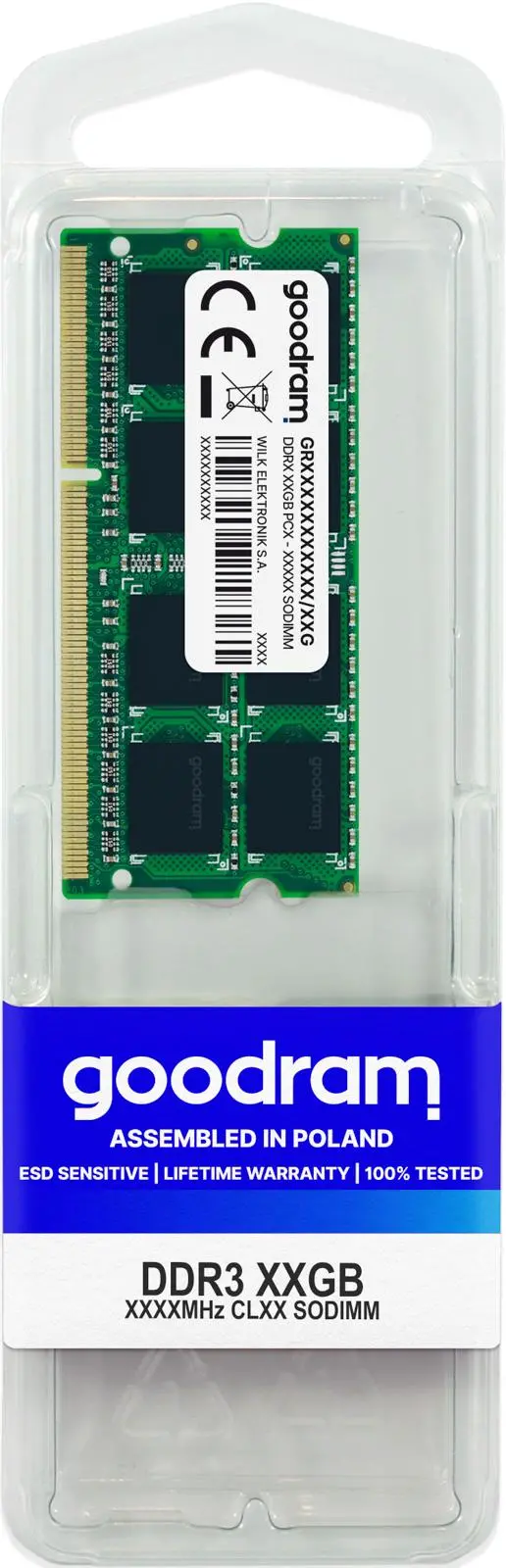 GoodRam DDR3 4GB PC1600 CL11 1,35V miniaturka