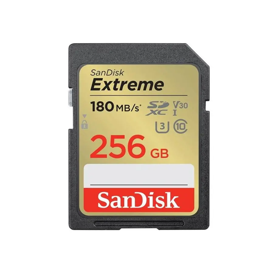 SANDISK SDXC 256GB Extreme 180/130MB/s