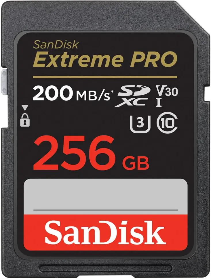 SANDISK SDXC 256GB Extreme Pro 200/140MB/s