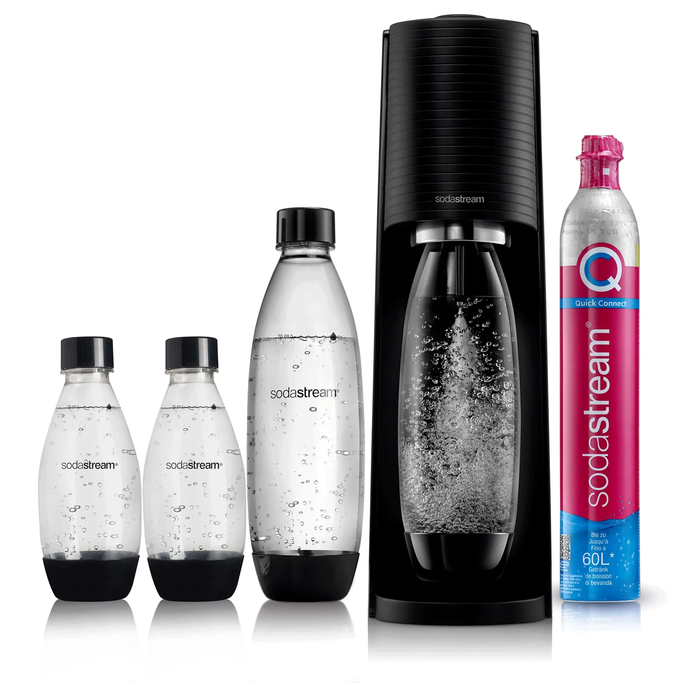 Sodastream Terra Hydration + 3 butelki + Nabój z gazem CO2