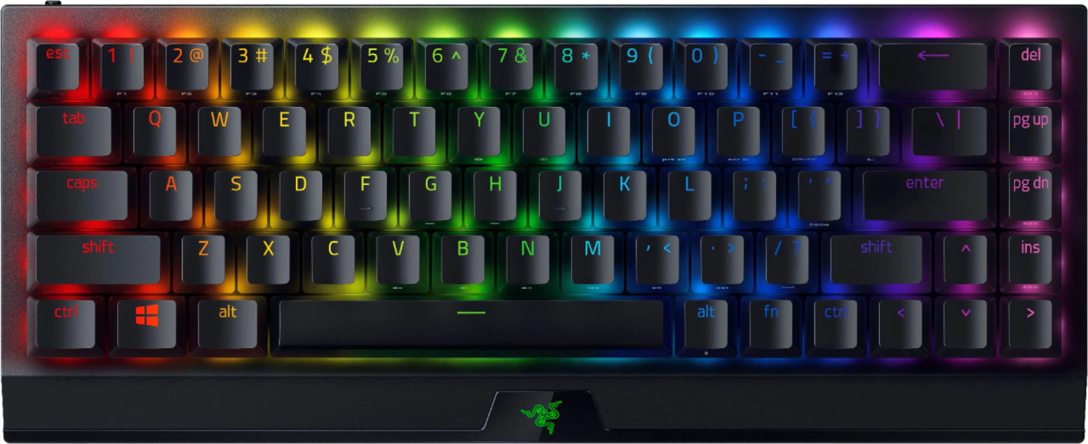 Razer BlackWidow V3 Mini HyperSpeed  Green Switch Czarny
