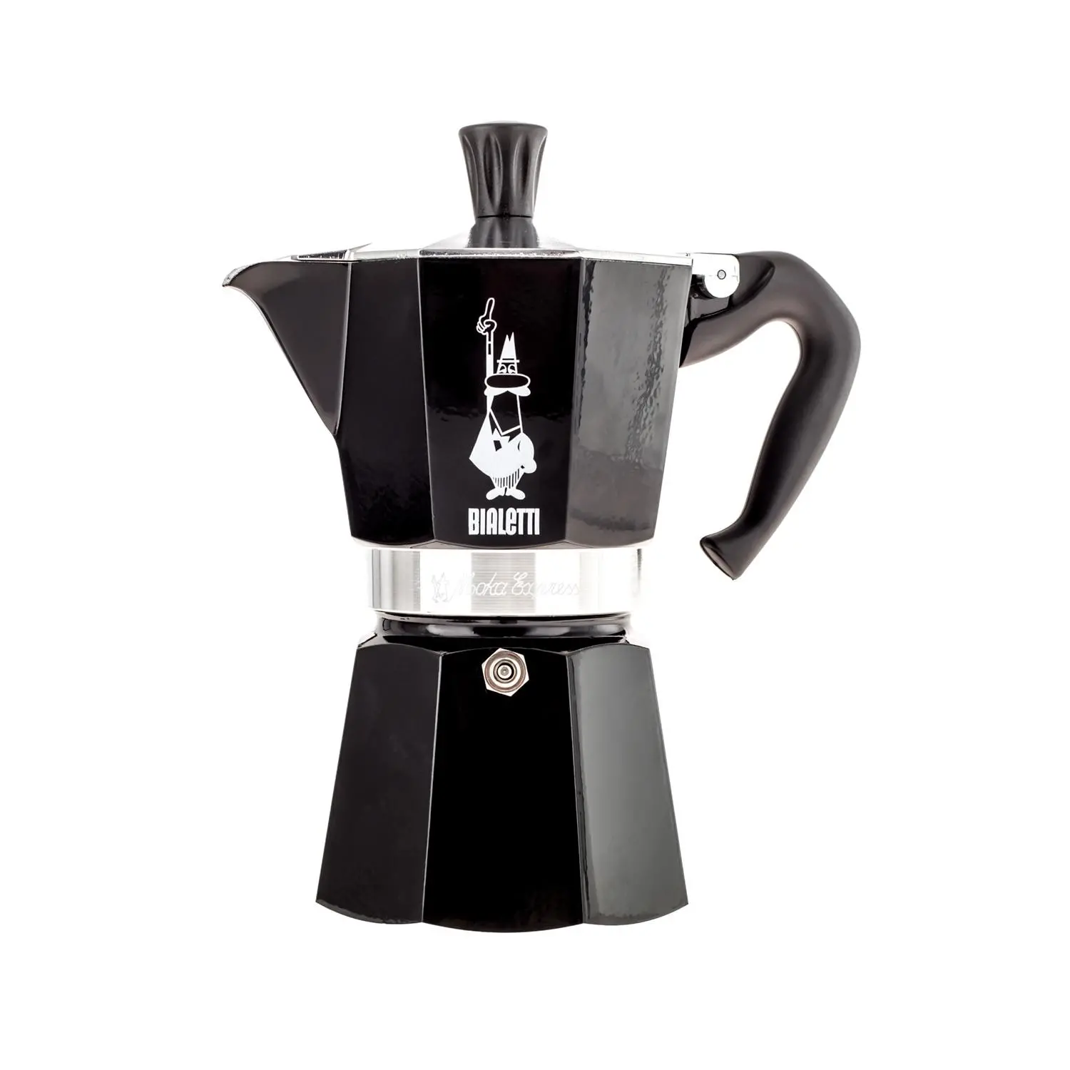 Bialetti Moka Express 6tz 300ml Czarny