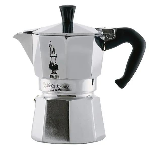 Bialetti Moka Express 1tz 65ml Srebrny