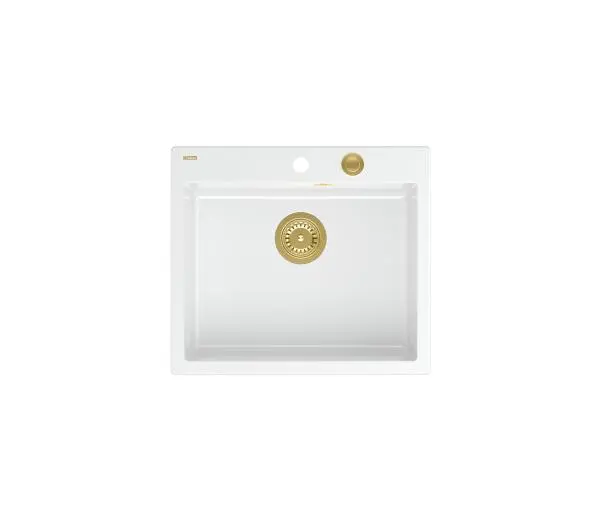 Quadron HB8304U1-G1 P2O Morgan 110 Granitowy Biały/Złoty