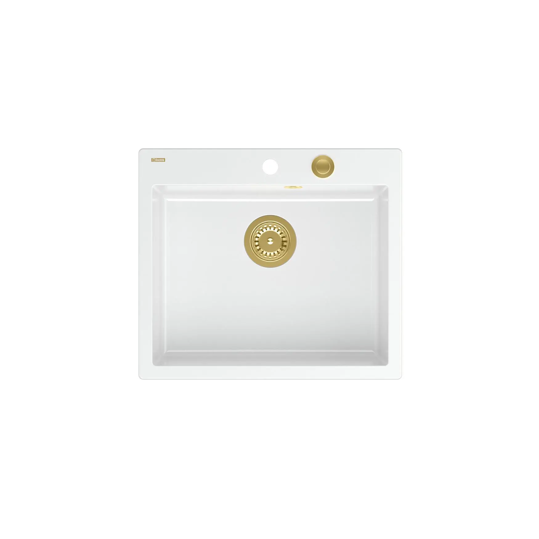 Quadron HB8304U1-G1 P2O Morgan 110 Granitowy Biały/Złoty
