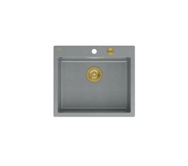 Quadron HB8304U5-G1 P2O Morgan 110 Granitowy Szary/Złoty