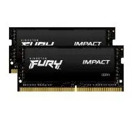 Kingston FURY Impact DDR4 16GB (2 x 8GB) 3200 CL20 SODIMM Czarny