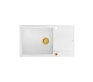 Quadron HCQE58650U1_PVDG1 P2O Evan 136 XL Granitowy Biały/Złoty