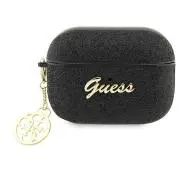 Guess Glitter Flake 4G Charm GUAP2GLGSHK do AirPods Pro 2 Czarny