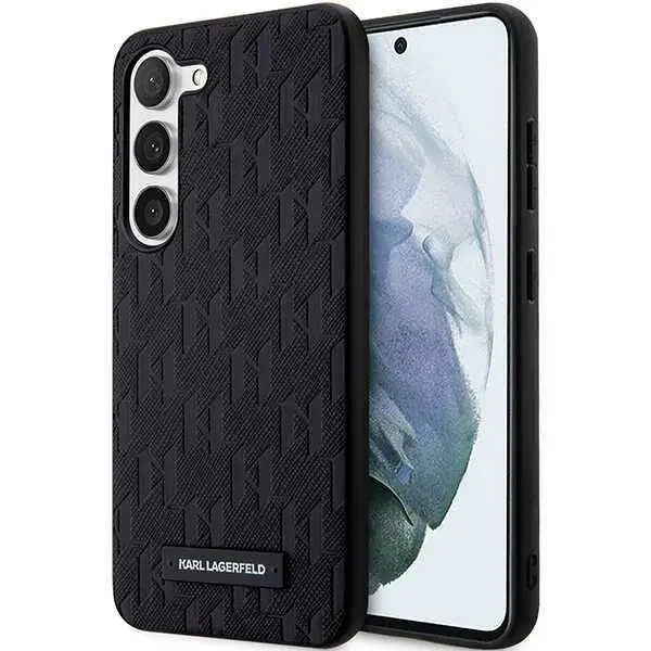 Karl Lagerfeld Saffiano Mono Metal Logo KLHCS23MSAKLHPK do Samsung Galaxy S23+
