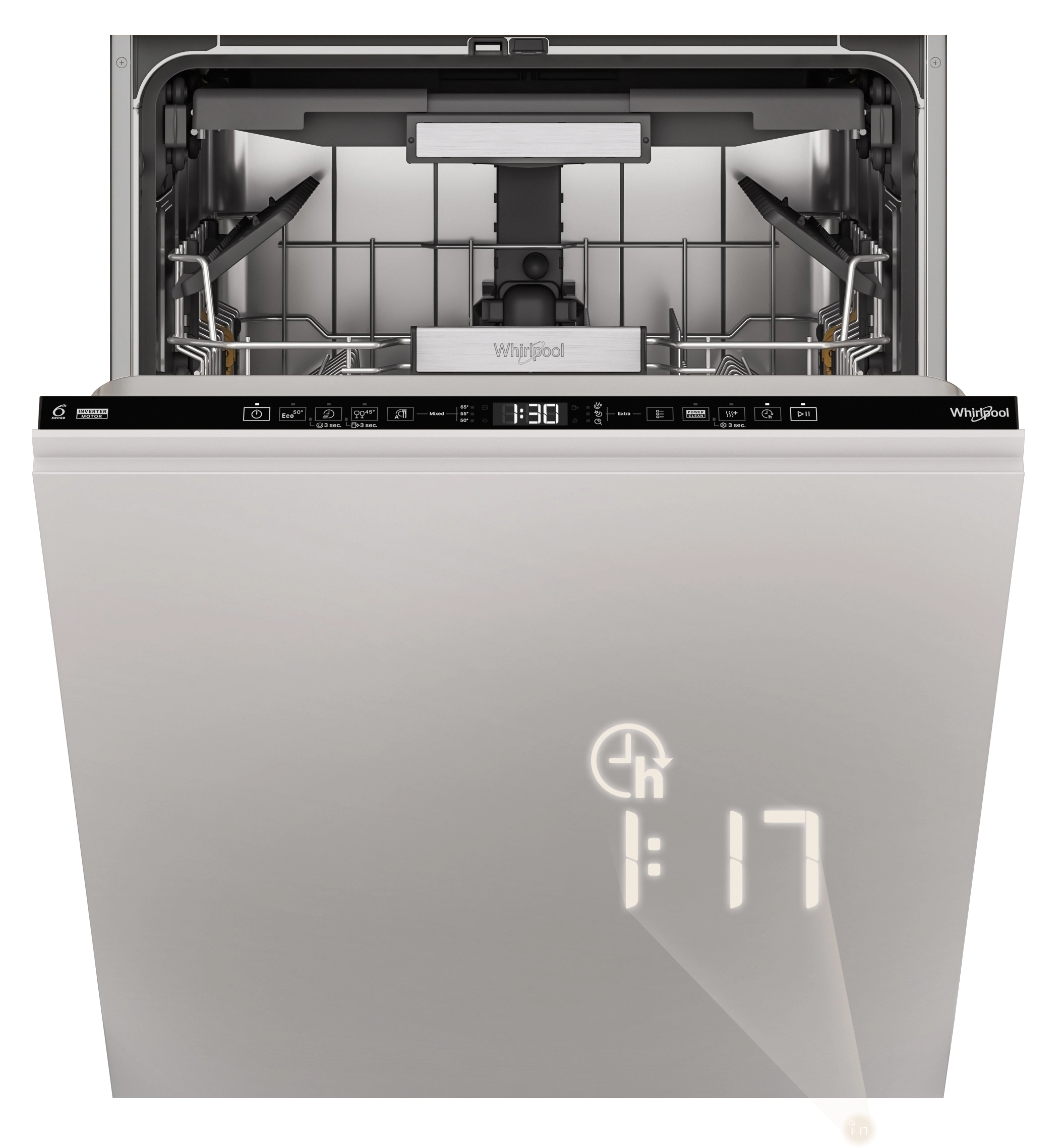 Whirlpool W7IHT58T MaxiSpace 60cm Automatyczne otwieranie drzwi Szuflada na sztućce