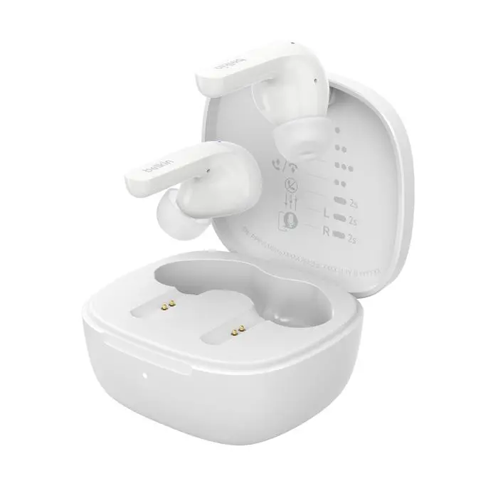 Belkin SoundForm Motion Dokanałowe Bluetooth 5.2 Biały