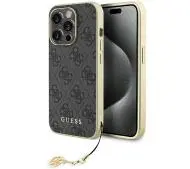 Guess 4G Charms Collection GUHCP15LGF4GGR do iPhone 15 Pro Szary