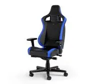 Noblechairs EPIC COMPACT Black Carbon Blue Gamingowy do 120kg Skóra ECO Czarno-niebieski
