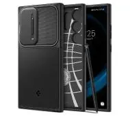 Spigen Optik Armor ACS07313 do Galaxy S24 Ultra Czarny