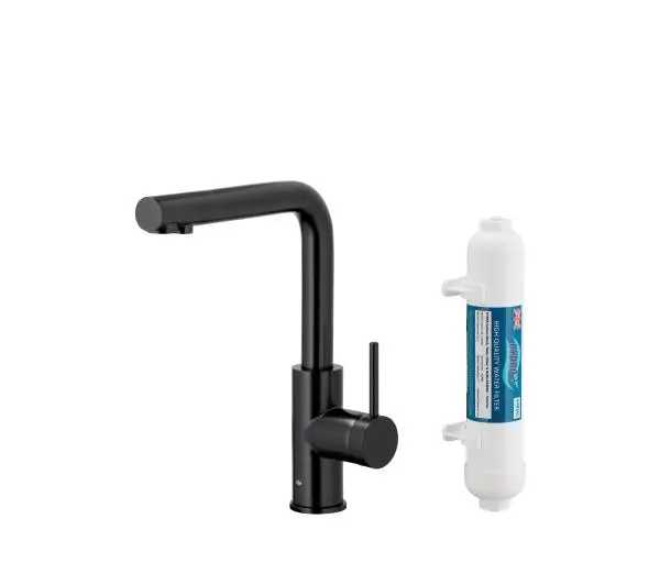 KFA Armatura Arura Duero Pure Basic 6623-912-81 Czarny Stal szlachetna