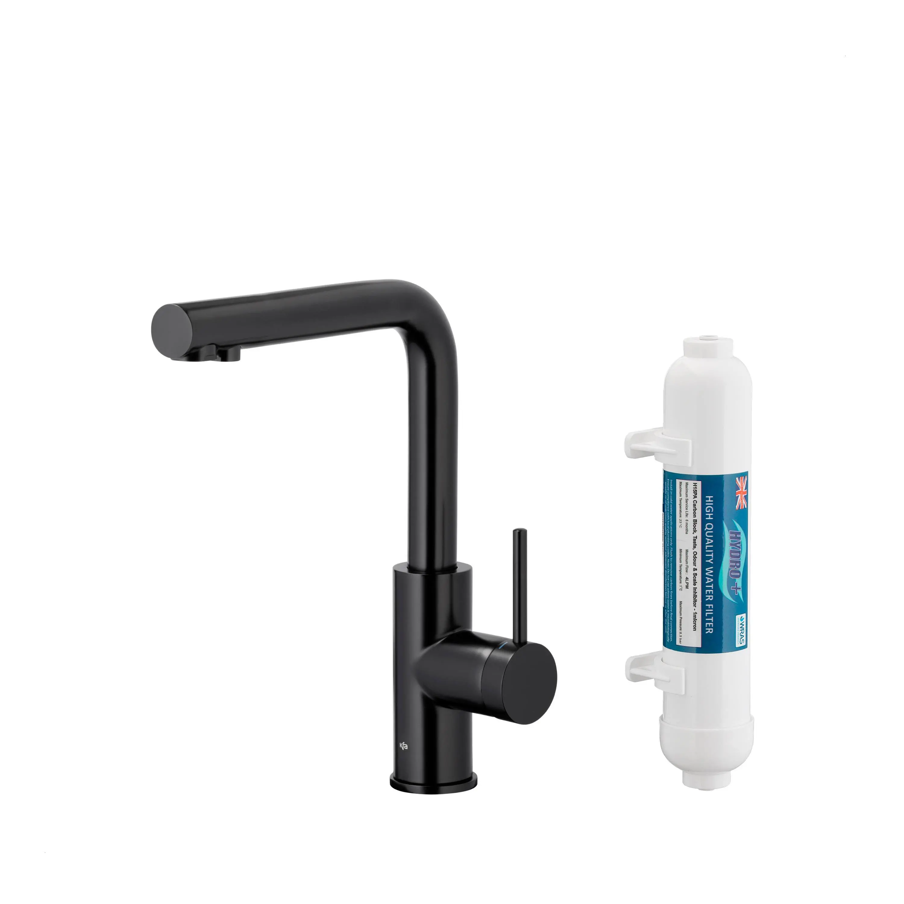 KFA Armatura Arura Duero Pure Basic 6623-912-81 Czarny Stal szlachetna