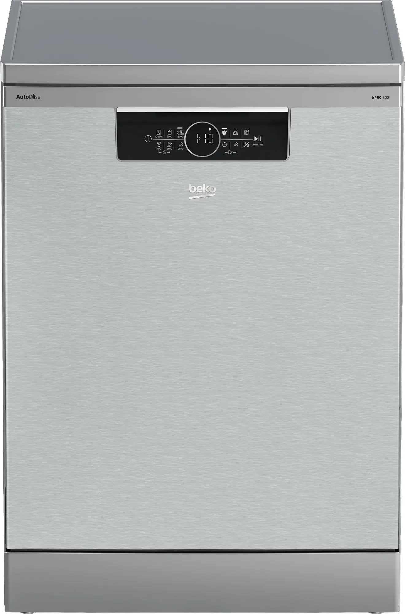 Beko bPro500 BDFN36640XA 59,8cm Automatyczne otwieranie drzwi Szuflada na sztućce