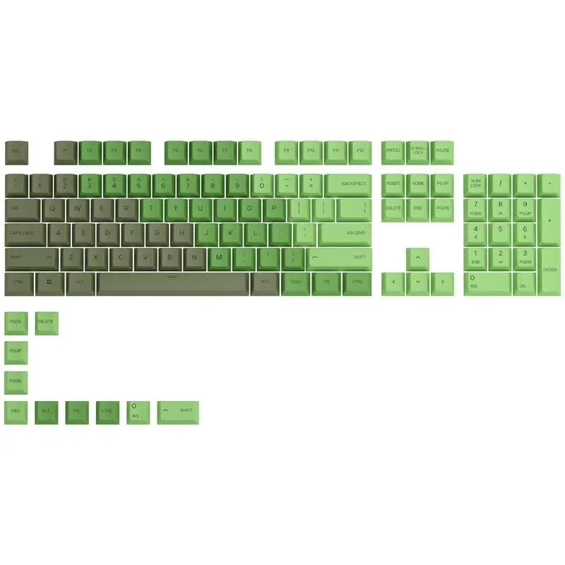 Glorious GPBT Keycaps 114szt. Olive Zielony miniaturka