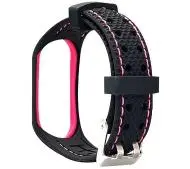 Beline do Mi Band 6/5 Sport Czarno-różowy