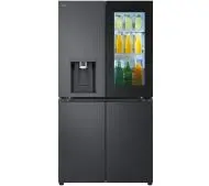 LG InstaView GMG960EVJE Funkcje AI Pełny No Frost 179,2cm Zdalne sterowanie Ciemny grafit stal