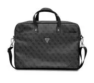 Guess Saffiano 4G Hot Stamp Triangle Logo GUCB15P4TK 16" Czarny