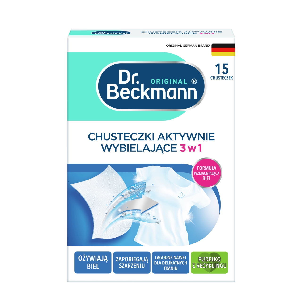 Dr. Beckmann aktywnie wybielające 15szt