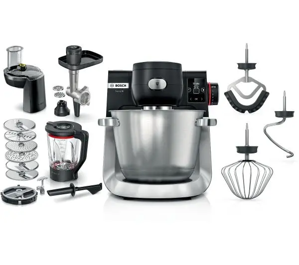 Bosch MUMS6ZS3CC 1600W Maszynka do mielenia Rozdrabniacz Przystawka do krojenia w kostkę Blender kielichowy