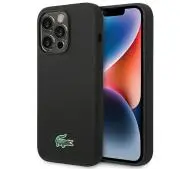 Lacoste Silicone MagSafe do iPhone 15 Pro Max Czarny